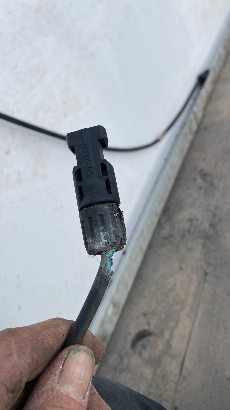 Burnt connector housings
