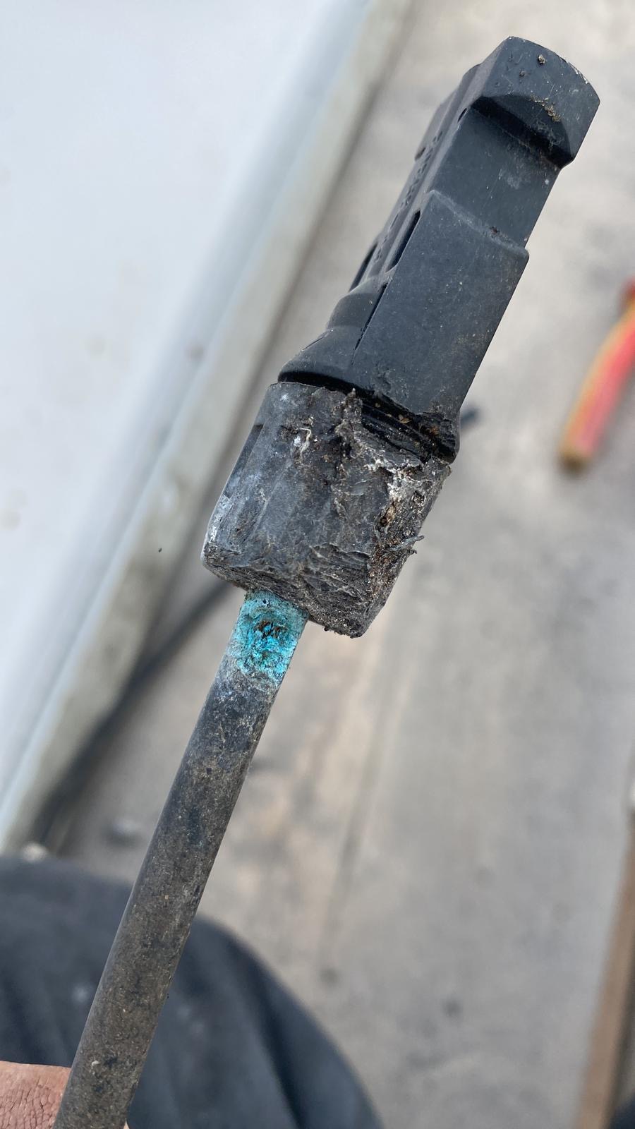 Corroded connectors
