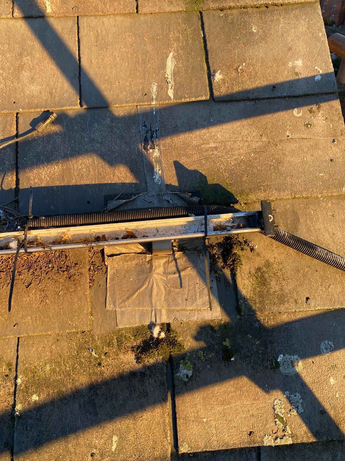 Broken tiles & poor flashing
